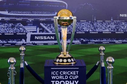 अंतरिक्ष में हुआ ICC World cup 2023 ट्रॉफी का अनावरण