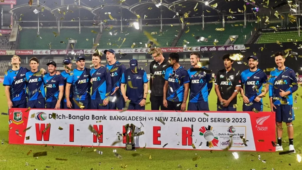 New Zealand team won the series in Dhaka after 15 years