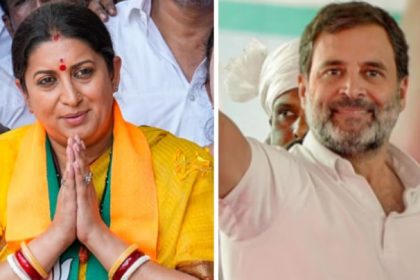 Rahul Gandhi and Smriti Irani