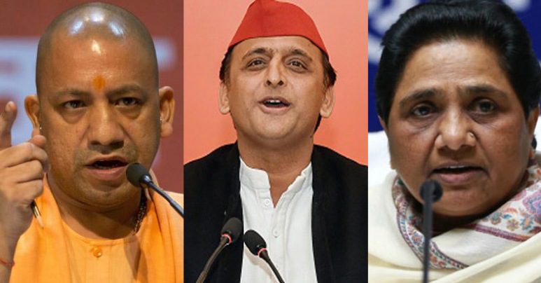 Adityanath, Akhilesh, Mayawati