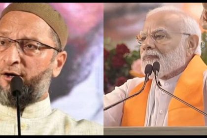 PM modi and owaisi