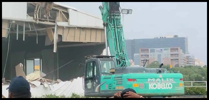 HYDRA demolished the controversial N Convention Center