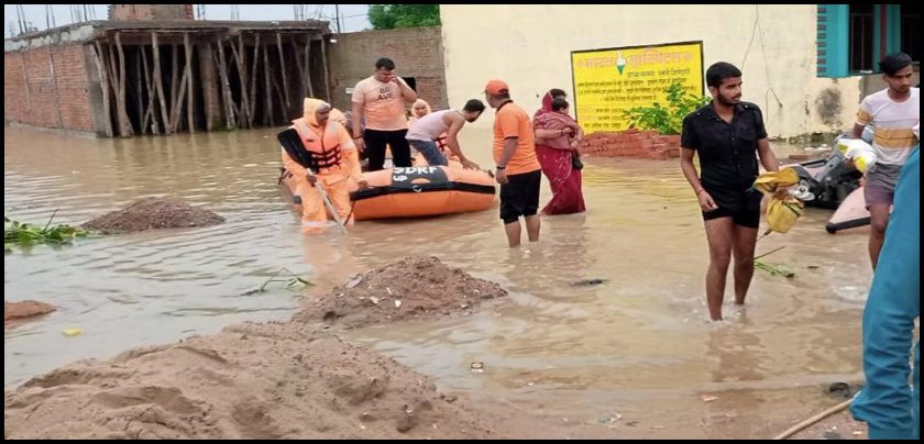 Heavy rain in up