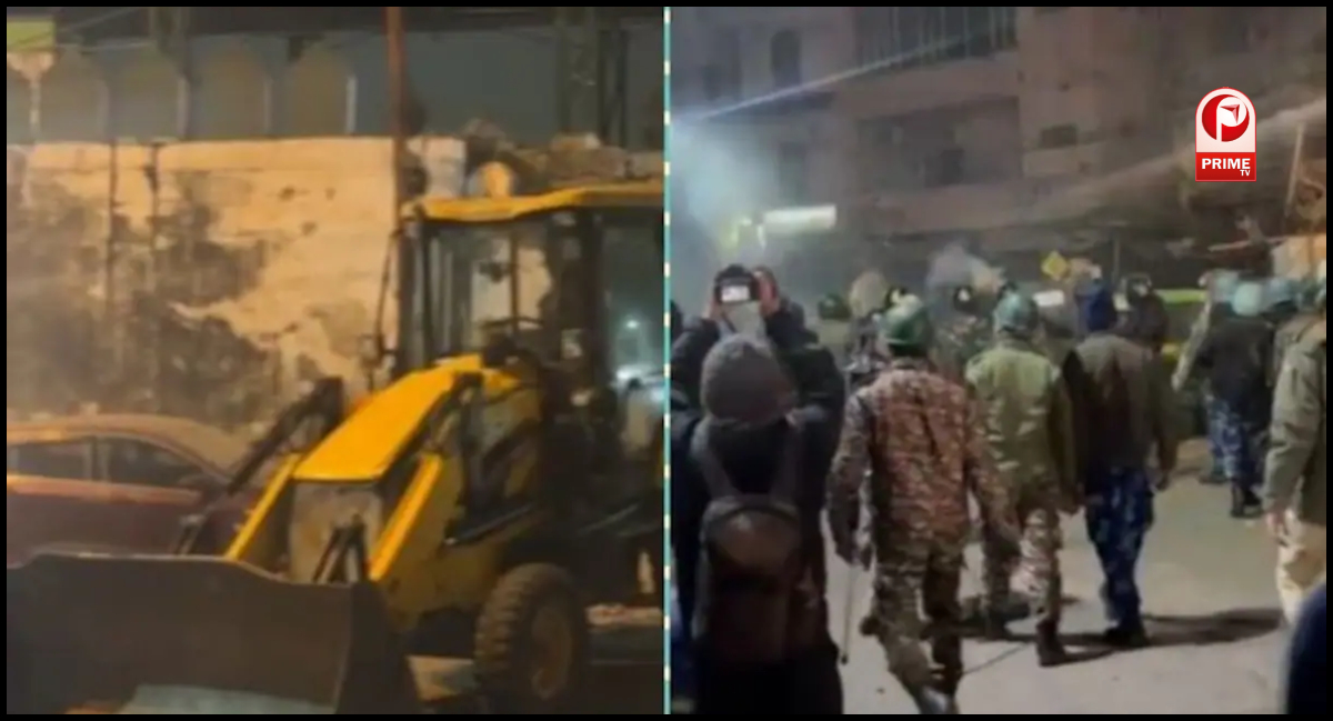 Delhi Bulldozer Action