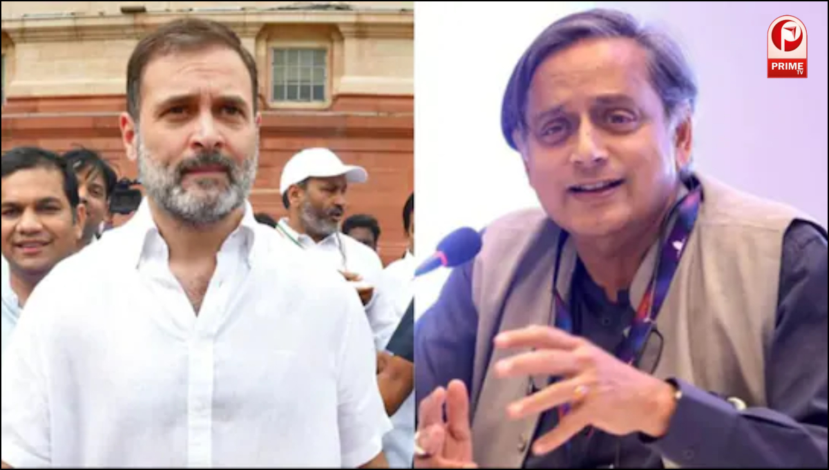 राहुल गांधी और शशि थरूर के बीच नाराजगी