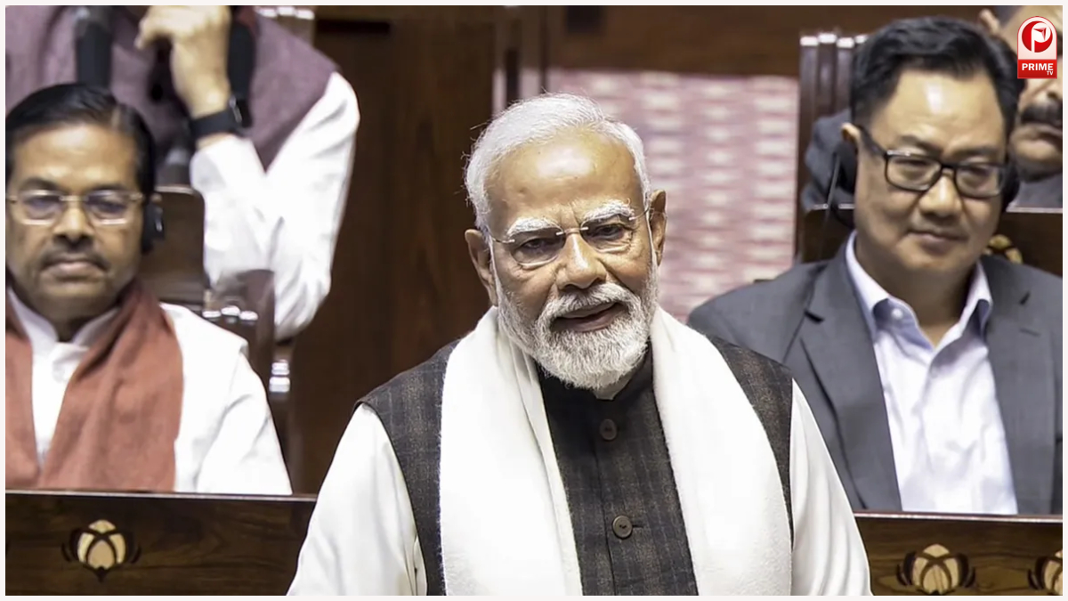 PM Modi in Rajya Sabha