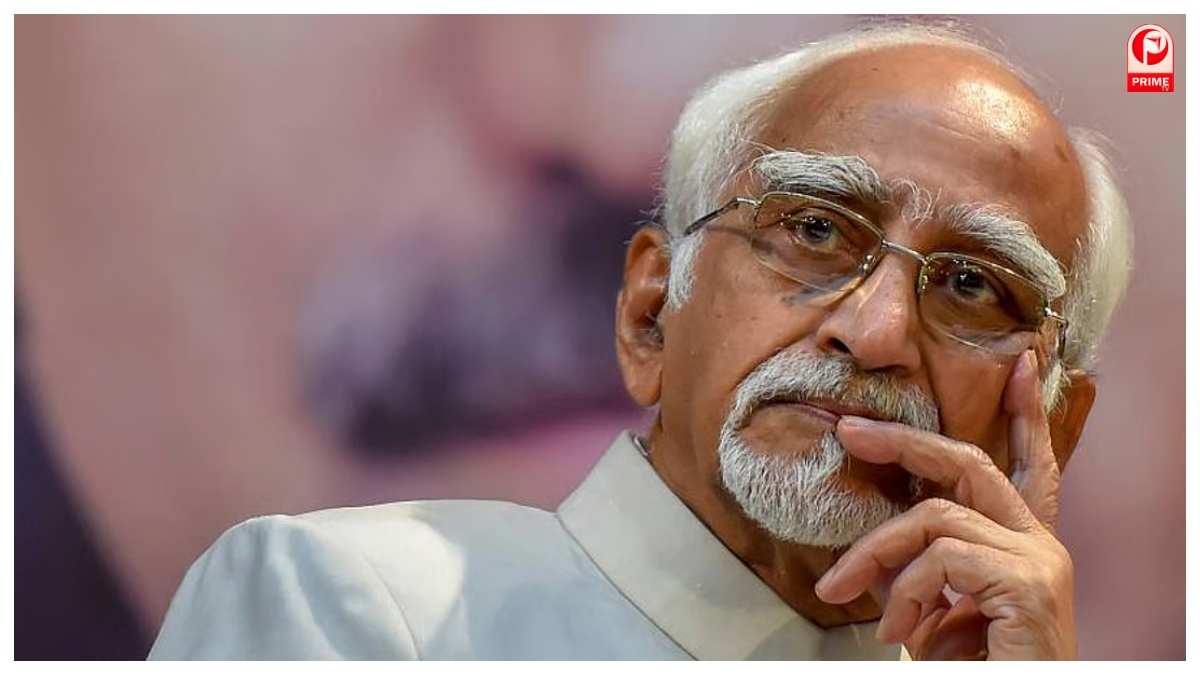 Hamid Ansari on Dhankhar Resign