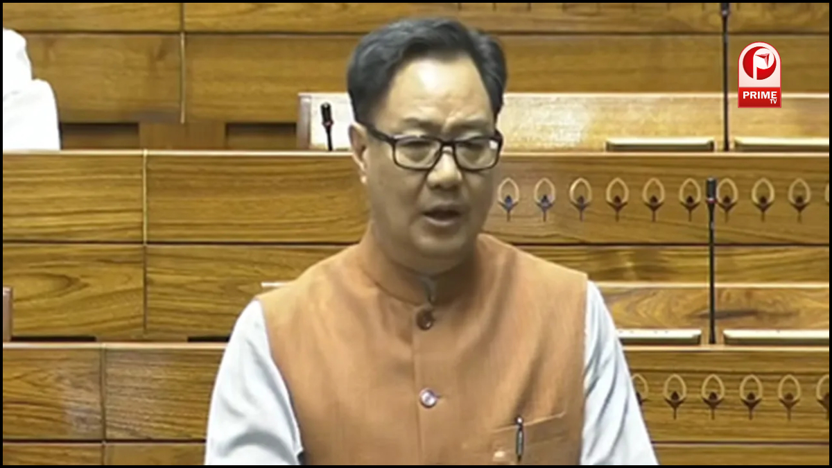 संसद में अनुशासनहीनता पर भड़के रिजिजू