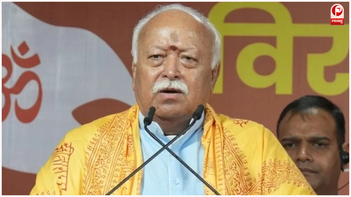 Mohan Bhagwat in Vrindavan