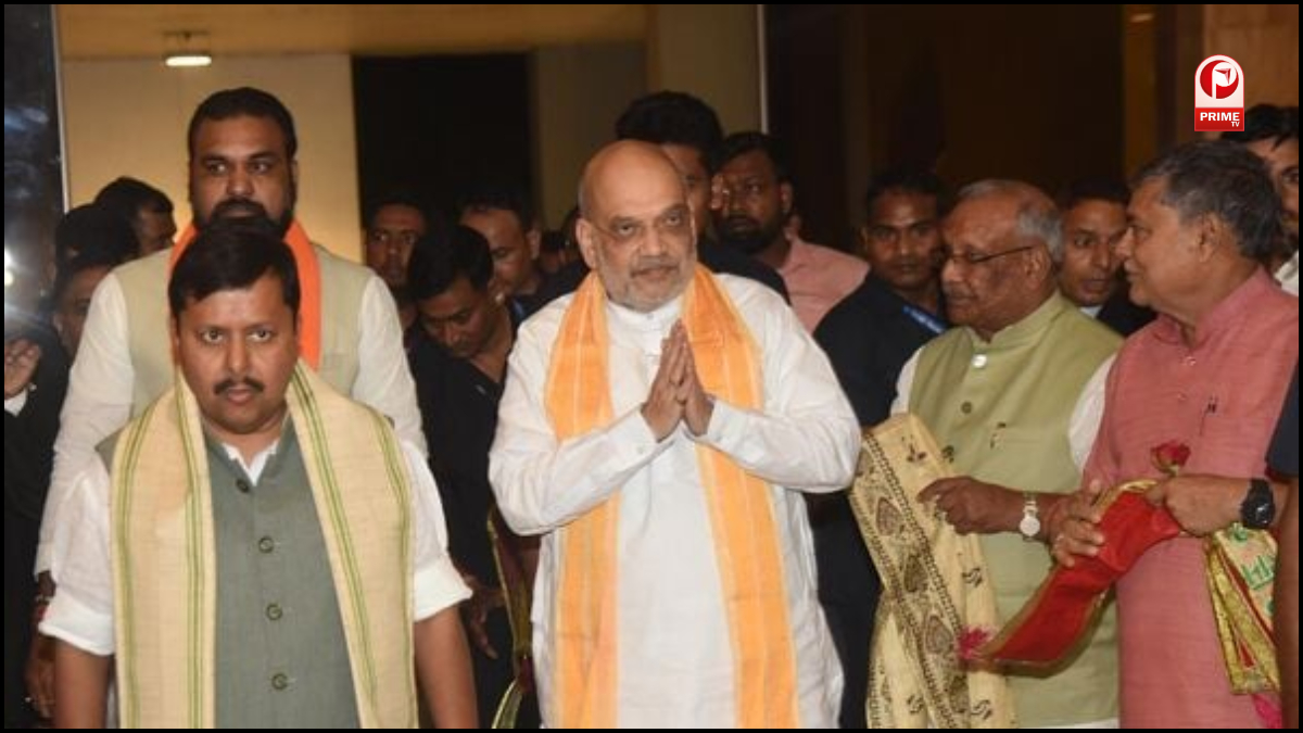 Amit Shah in Kolkata