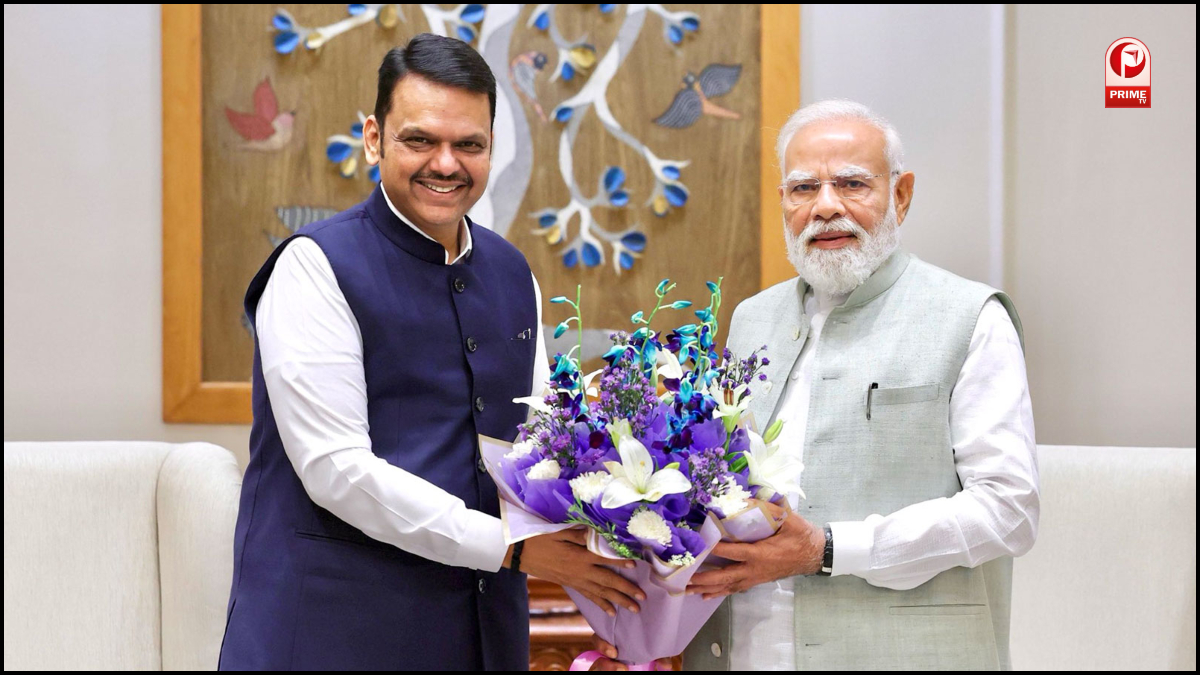 Devendra Fadnavis Meets PM Modi In Delhi