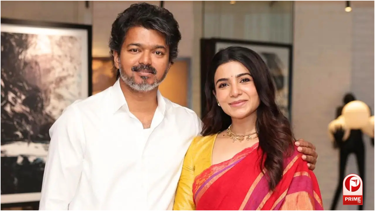 Samantha Meets CM Vijay