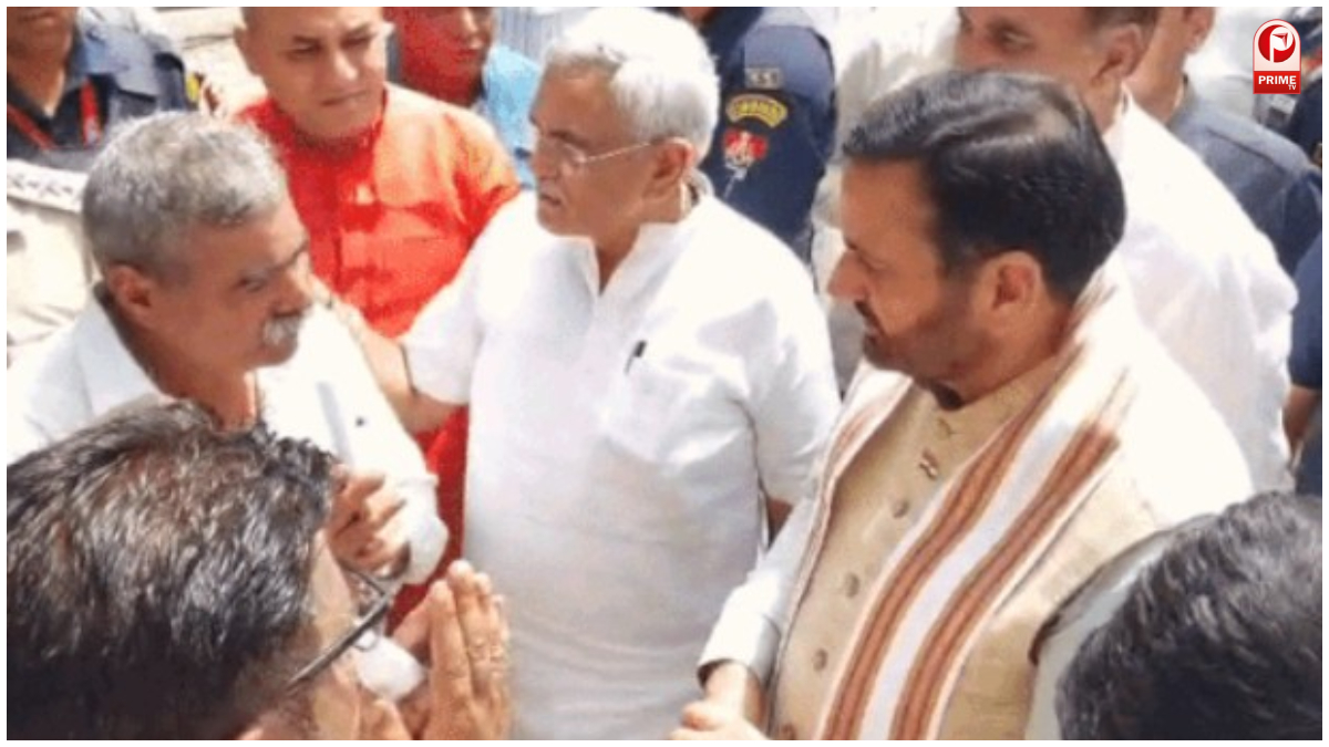 डीपार्क हादसे के पीड़ितों से मिले मुख्यमंत्री