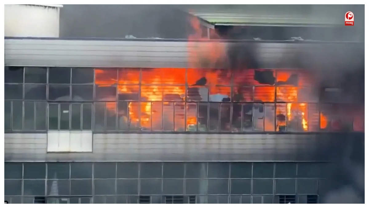 China shoe factory fire