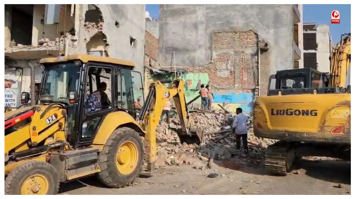 Delhi Bulldozer Action