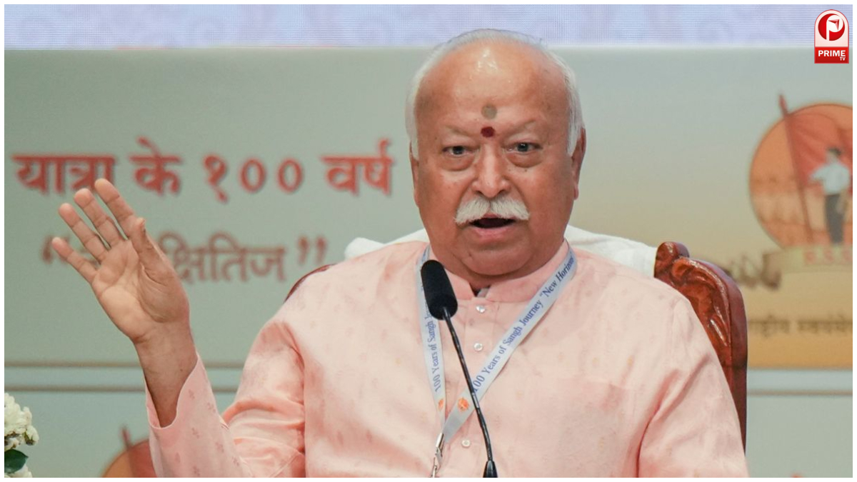 RSS Chief on Student Protest