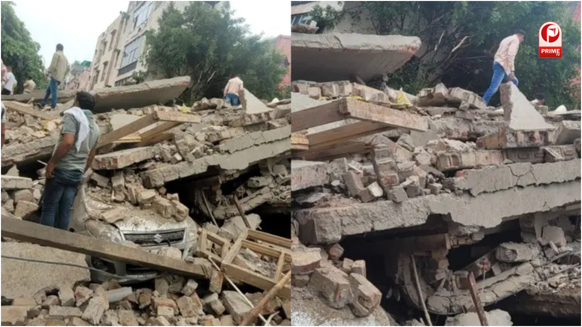 Rohini Building Collapsed