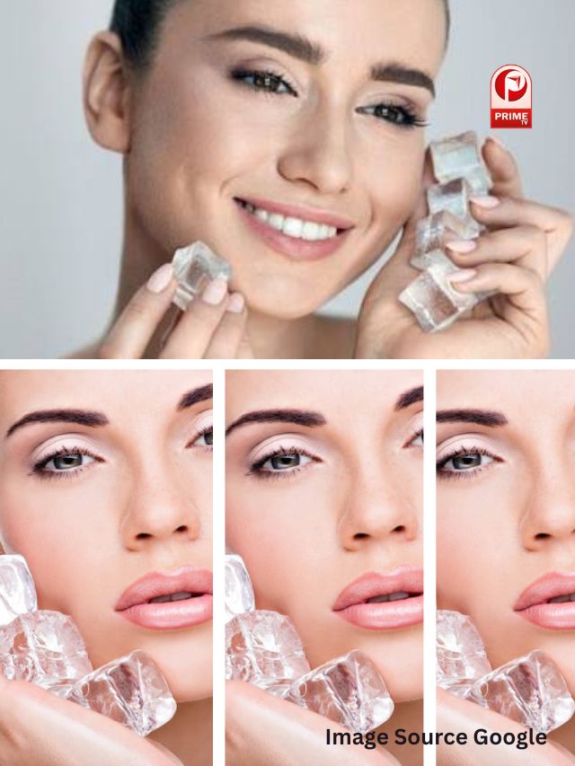 सुबह चेहरे पर Ice लगाने से क्यों आता है ग्लो?