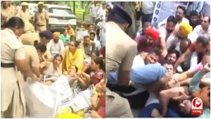 Chandigarh ETT Teachers Protest