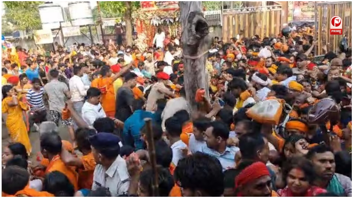 सिंहेश्वर मंदिर में सावन की अंतिम सोमवारी पर मची अफरा-तफरी