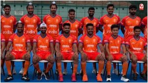 India Hockey Saffron Jersey