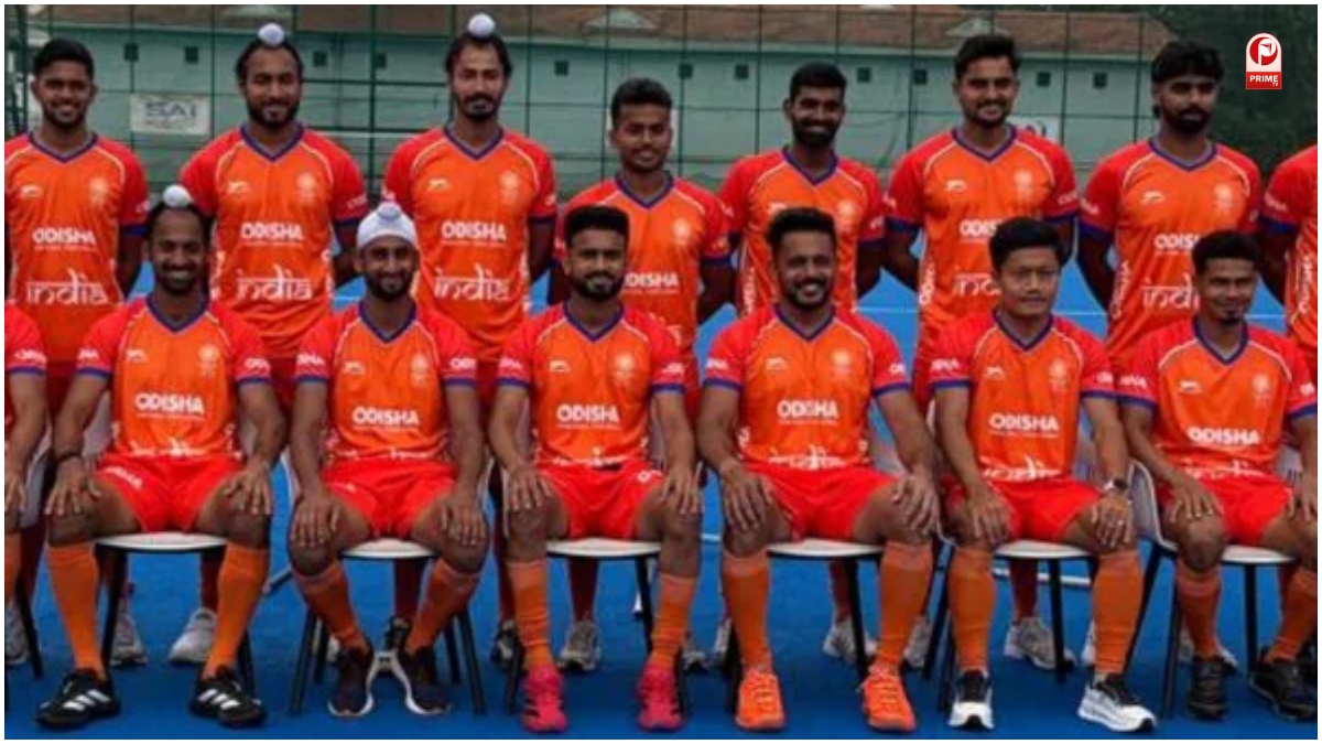 India Hockey Saffron Jersey