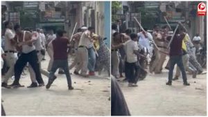 दिल्ली में पुलिसवालों से मारपीट का VIDEO वायरल