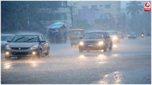 बारिश के साथ गरज-चमक की चेतावनी