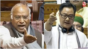 Kharge vs Rijiju