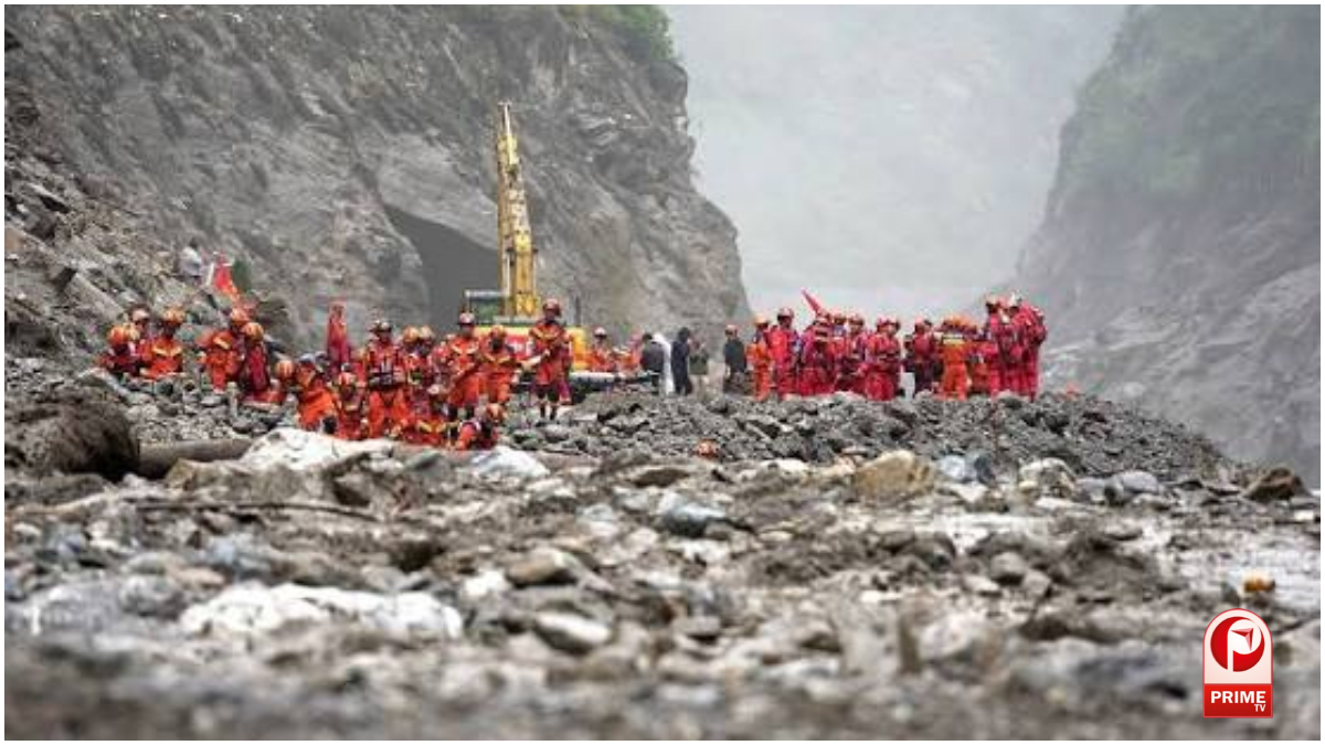 Landslide in China
