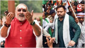 Tejashwi Yadav RJD Lok Bhavan March