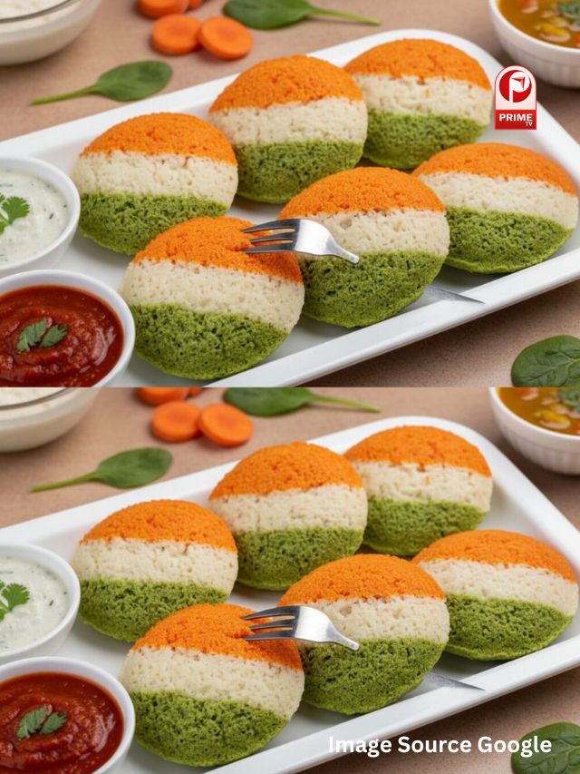 आजादी के जश्न में बनाएं तिरंगा इडली