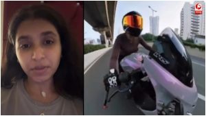 Gurugram hit and run video