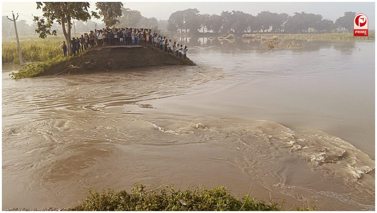 गंडक नदी का बढ़ा दबाव
