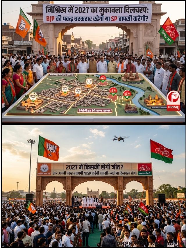 मिश्रिख में 2027 का मुकाबला दिलचस्पBJP की पकड़ बरकरार रहेगी या SP वापसी करेगी?