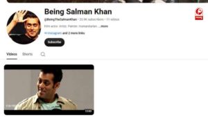 चैनल के बायो में बताई अपनी पहचान