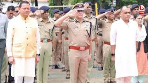 रुद्रपुर पुलिस लाइन में शहीदों को श्रद्धांजलि