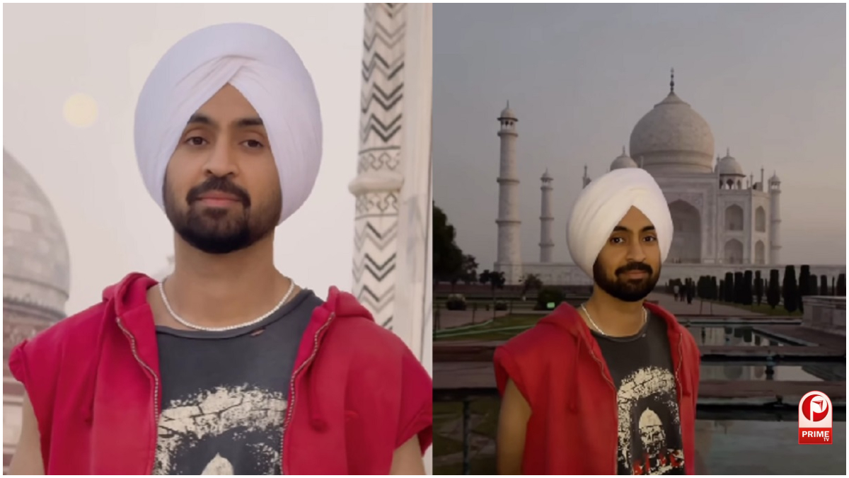 Diljit Dosanjh Taj Mahal Visit